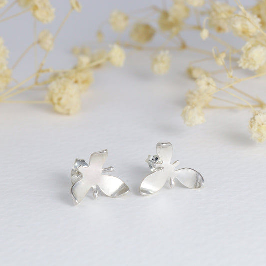 SALE small orchid stud earrings