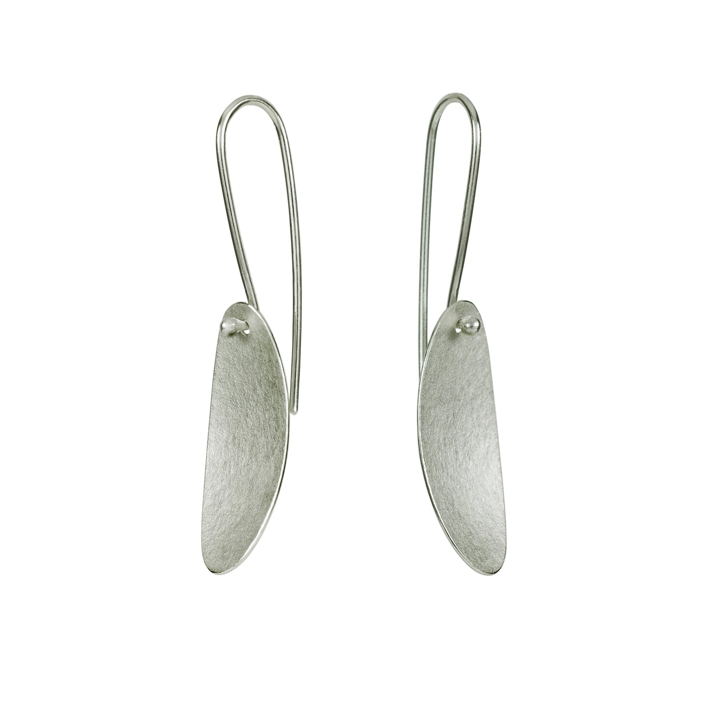 Silver Olive leaf Earrings