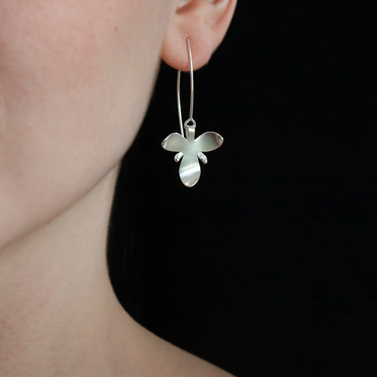 Orchid Long Earrings